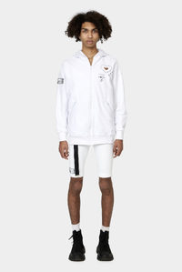 White hoodie HEART of UA  - RDNT