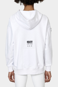 White hoodie HEART of UA  - RDNT