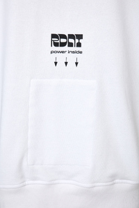 White hoodie HEART of UA  - RDNT